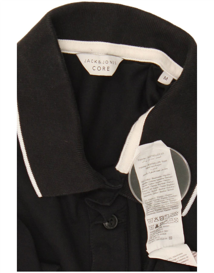Jack & Jones Polo Homme Noir Moyen Coton