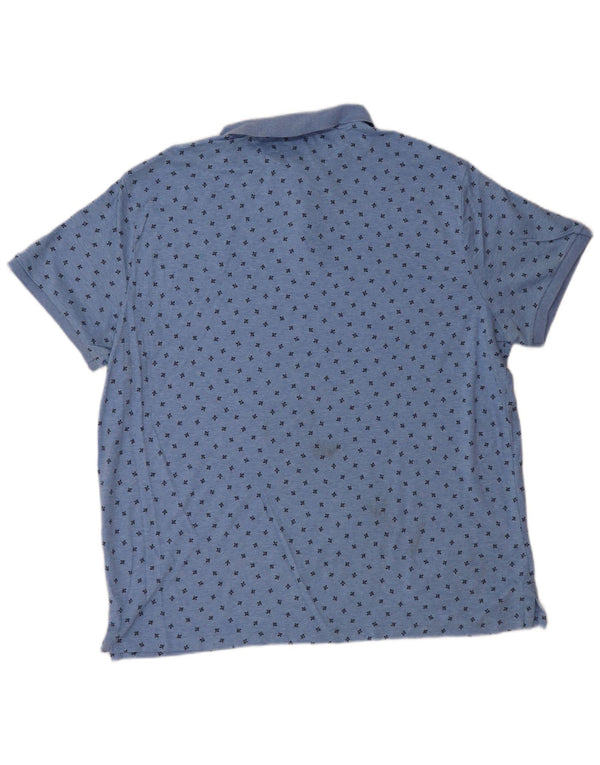 POLO RALPH LAUREN Polo Slim Fit personnalisé pour hommes 2XL bleu tacheté