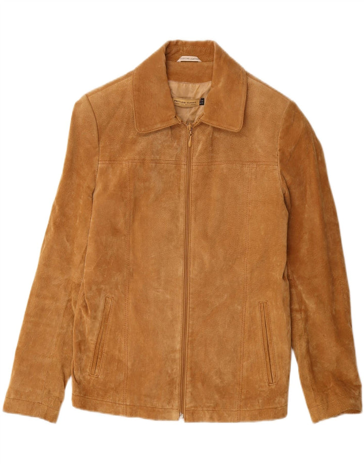 Privilegi Veste en Daim Femme IT 44 Cuir Beige Moyen