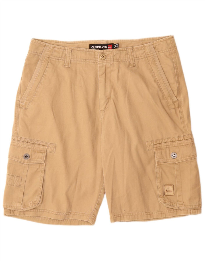 QUIKSILVER Short Cargo Homme W32 Coton Beige Moyen