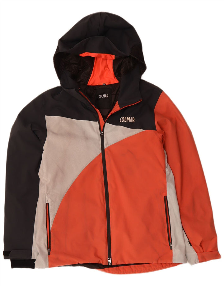 COLMAR Veste coupe-vent à capuche pour homme IT 50 Large Rose Colourblock