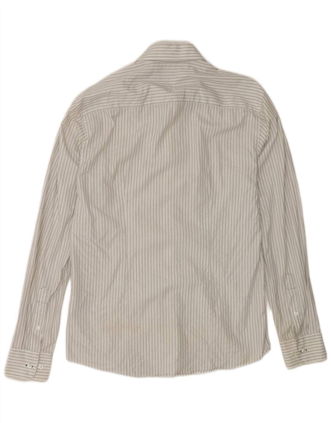 Jack & Jones Chemise Homme En Coton À Fines Rayures Blanc Moyen