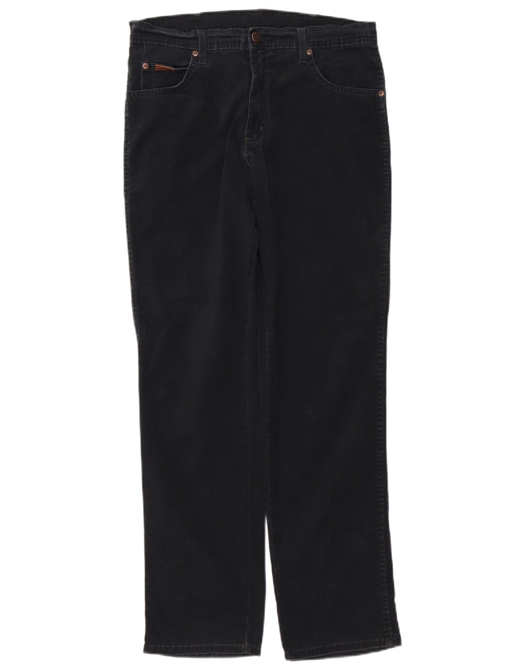 WRANGLER Pantalon décontracté droit Texas Stretch pour femme W32 L32 Noir