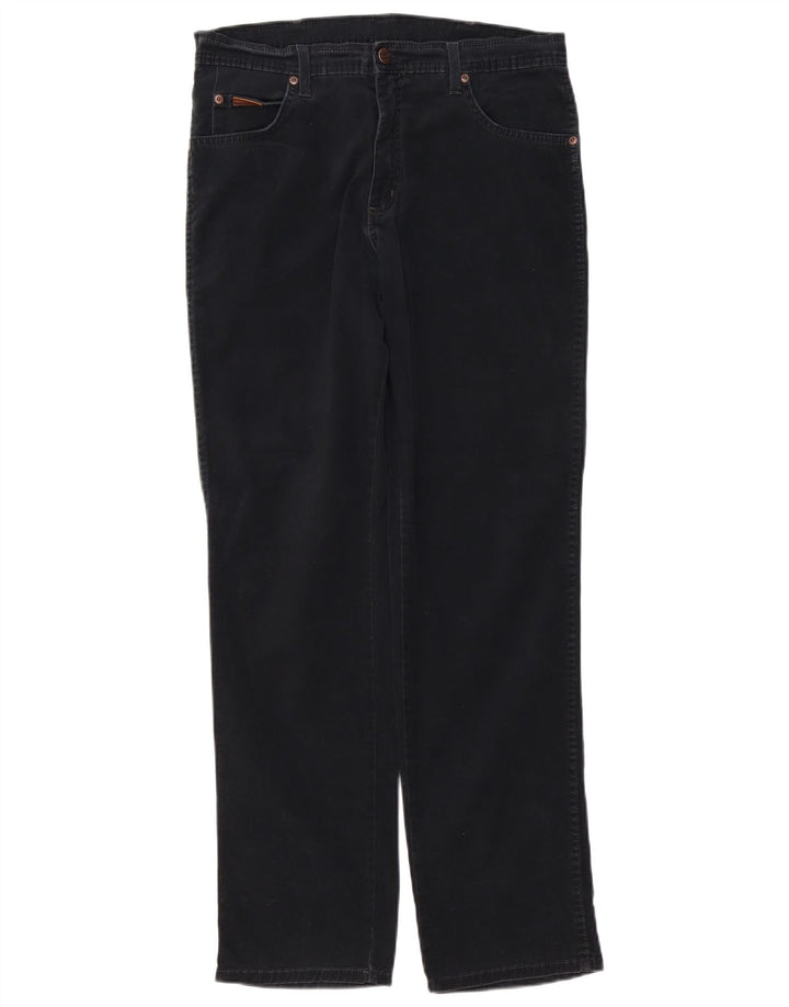 WRANGLER Pantalon décontracté droit Texas Stretch pour femme W32 L32 Noir
