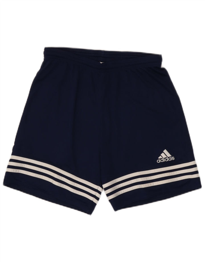 Adidas Hommes Climalite Sport Shorts Petit Bleu Marine Polyester