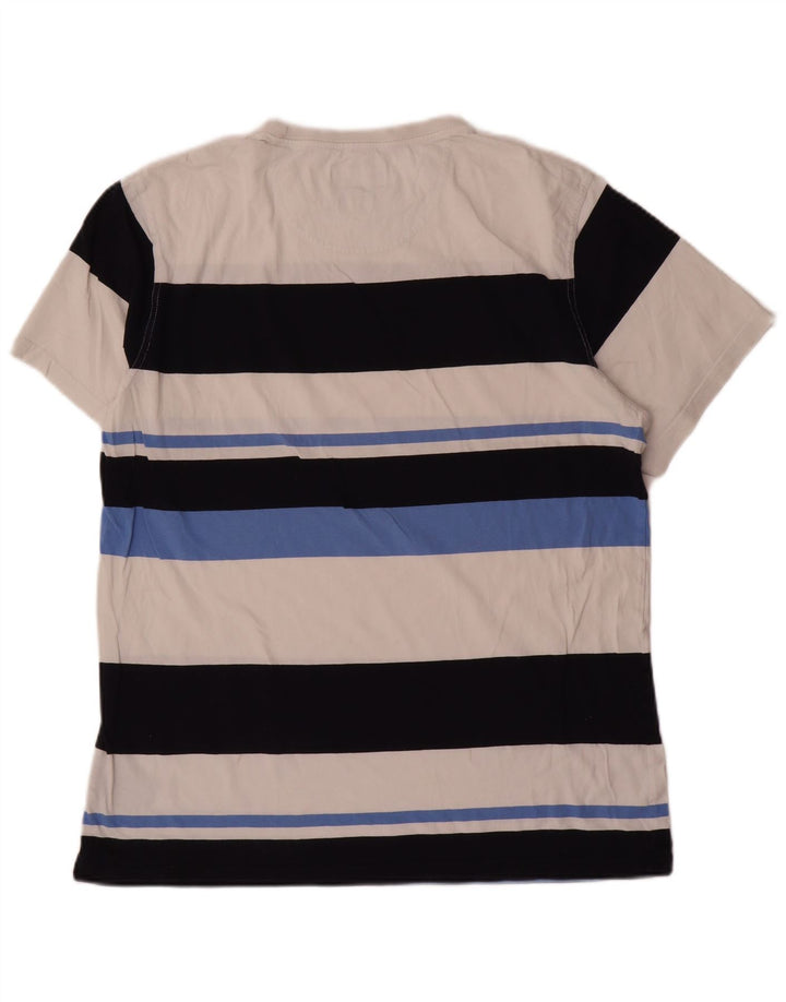 Barbour T-Shirt Homme Haut Grand Coton Rayé Blanc