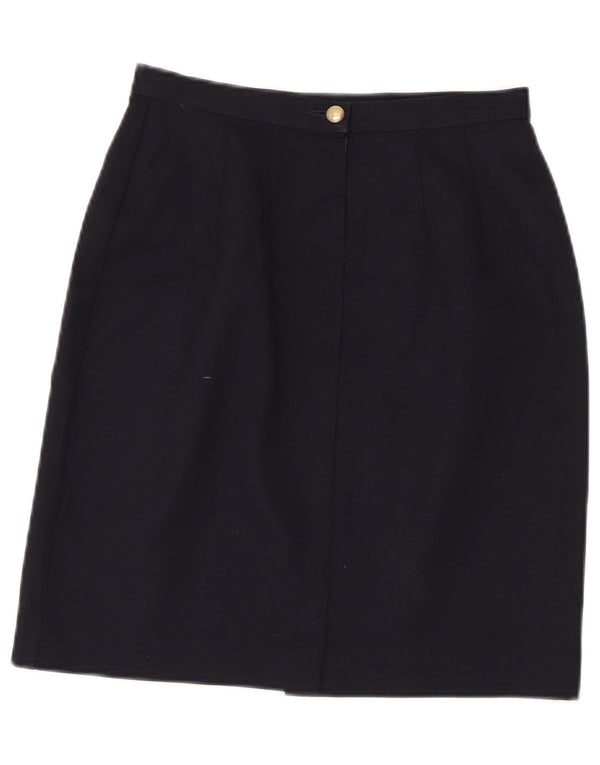 Marks & Spencer Jupe crayon St. Michael pour femme UK 10 Small W26 Bleu marine