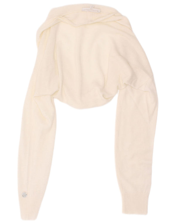 Silvian Heach Boléro pour femme UK 8 Small Viscose blanc cassé