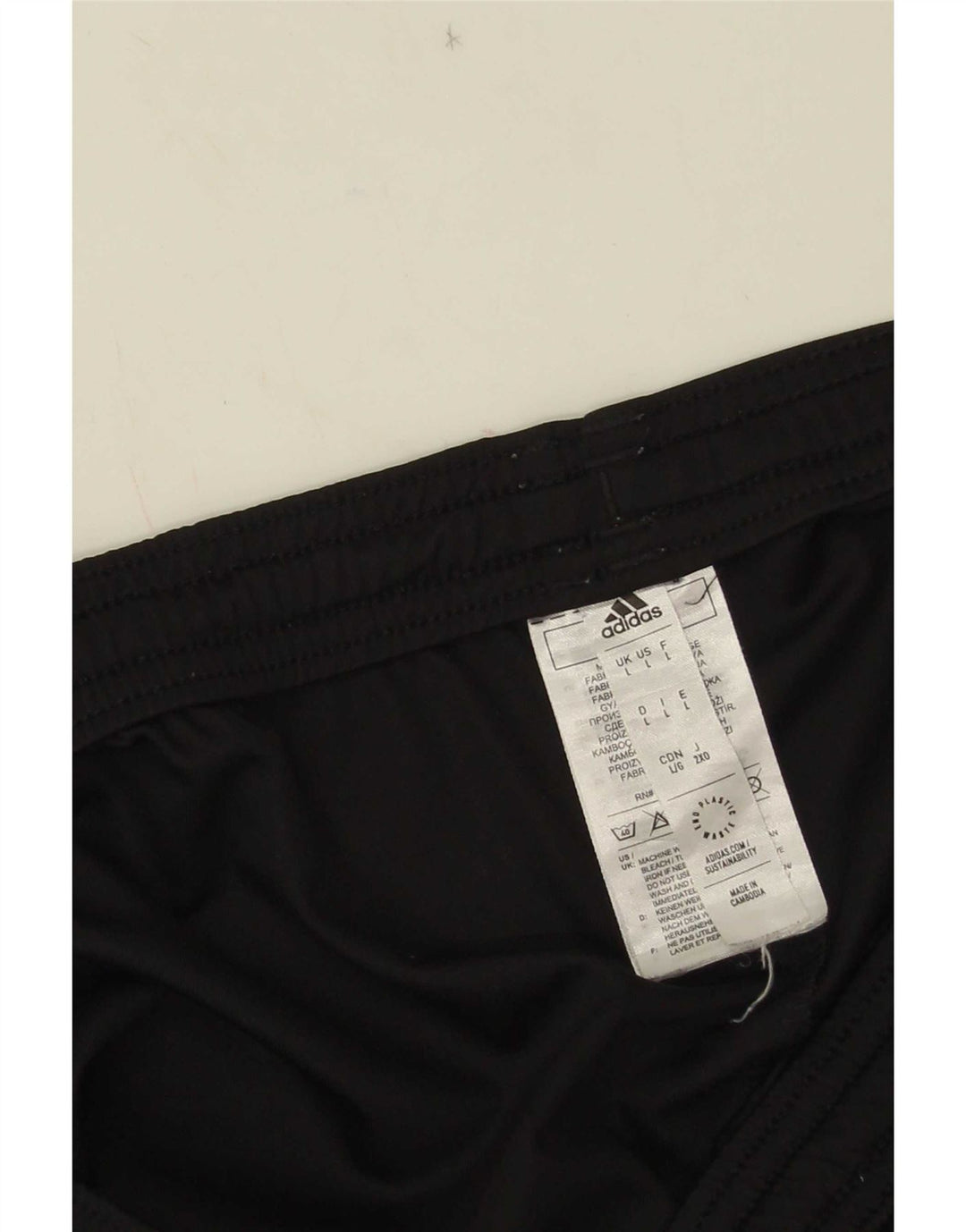 Adidas Short de sport Aeroready pour hommes, grand, noir, polyester
