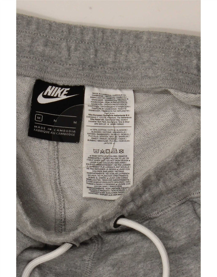 Nike Short de sport graphique en coton moucheté gris moyen
