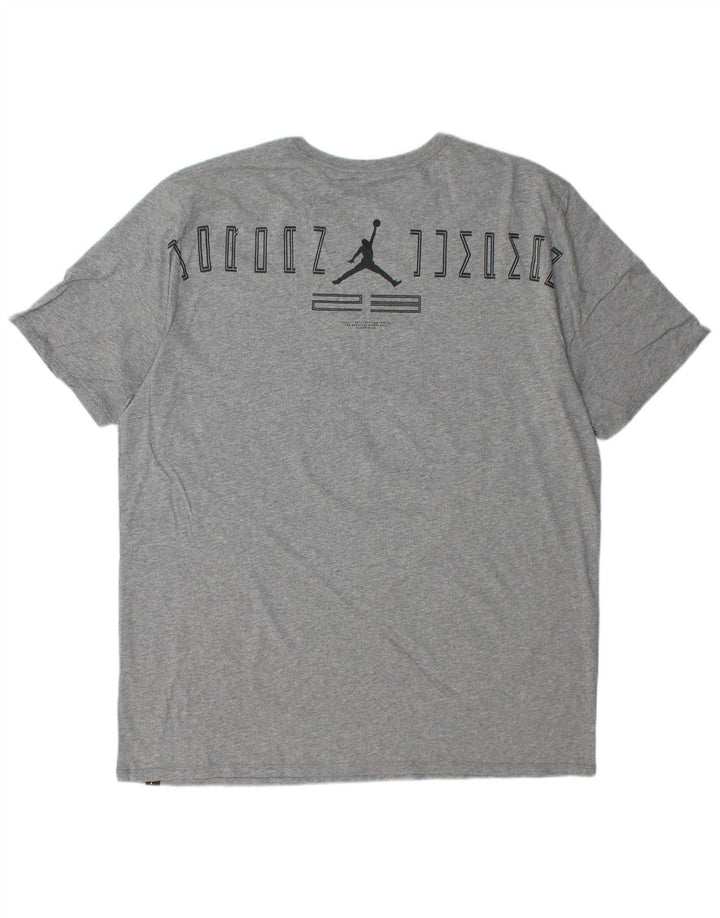 Jordan T-shirt graphique pour homme XL en coton gris