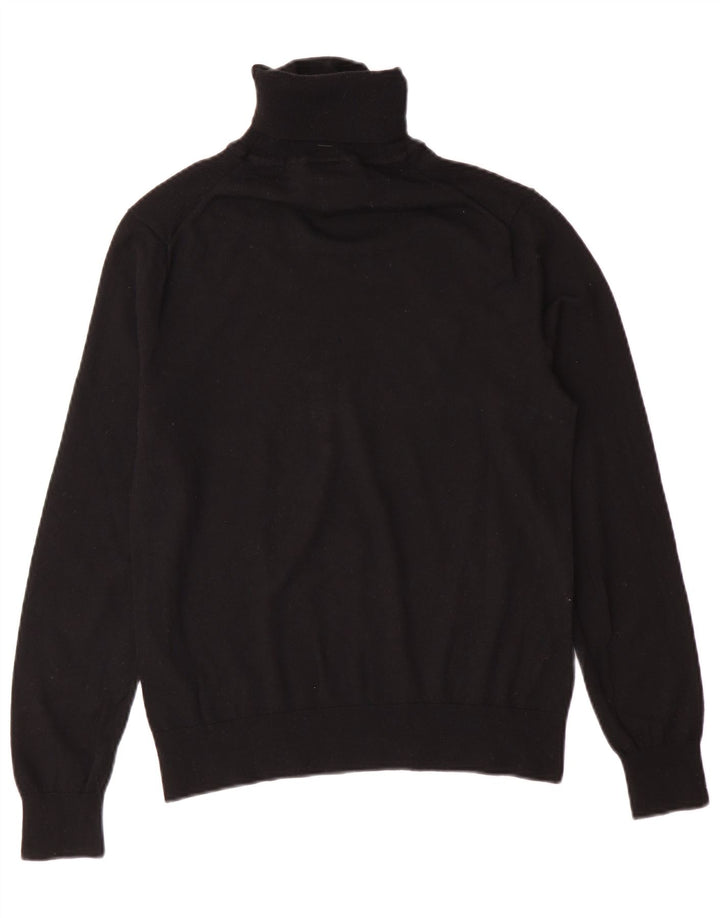 Armani Exchange Pull col roulé pour homme en laine vierge noire Taille S