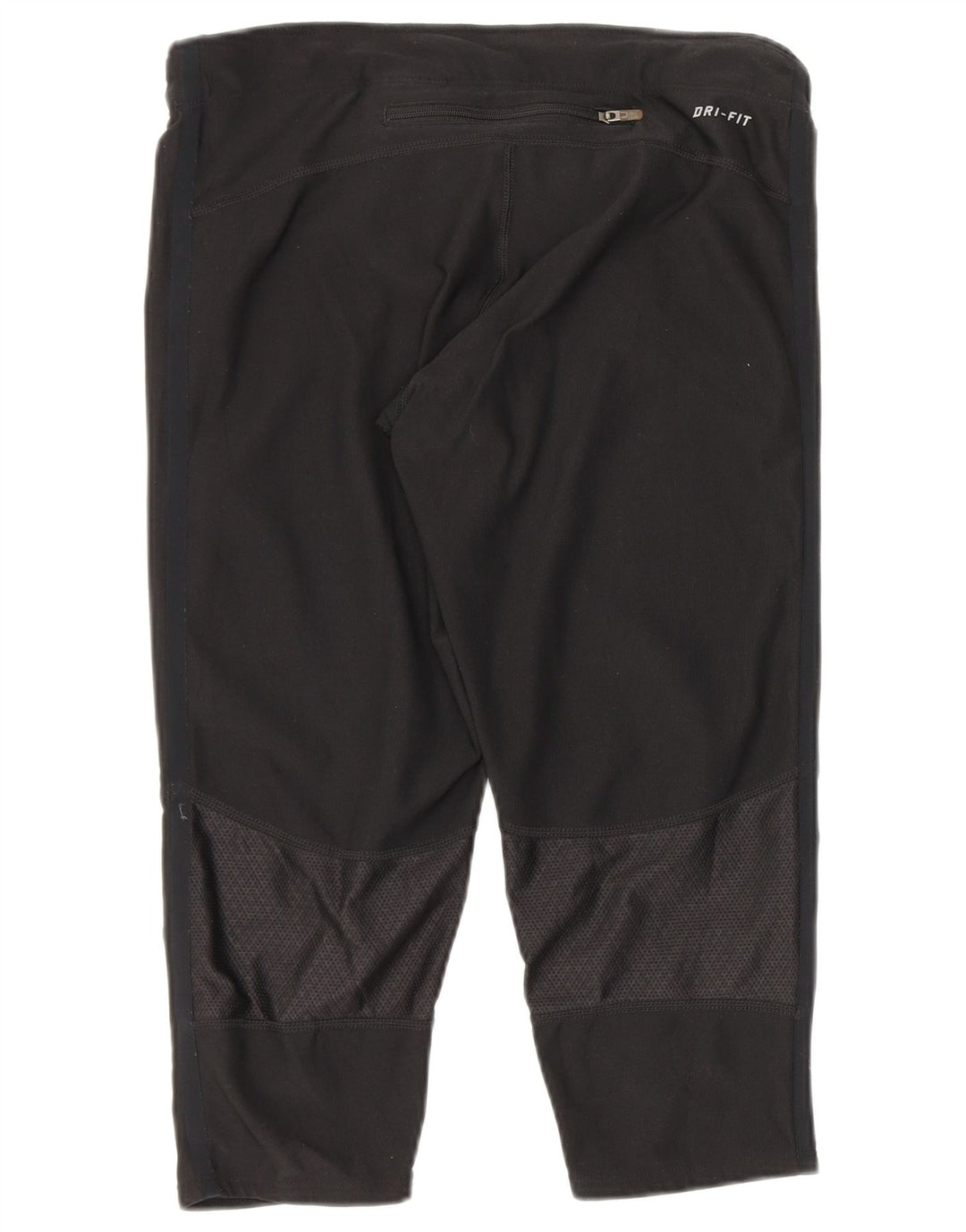 Nike Legging Capri Femme UK 8 Petit Polyester à Pois Noir