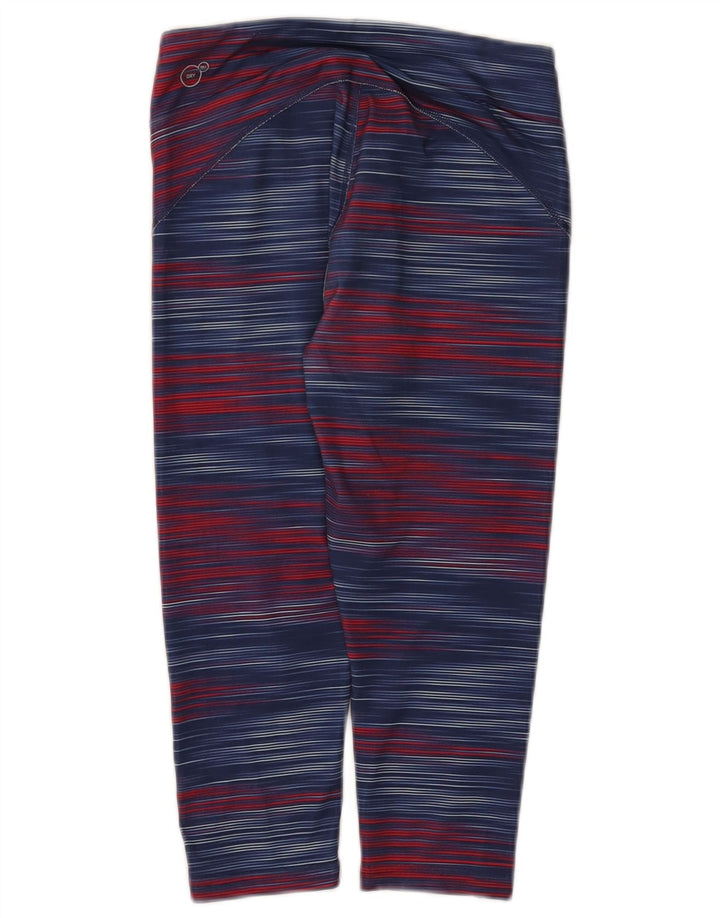 Puma Legging Capri Femme UK 8 Small Multicolore Rayé