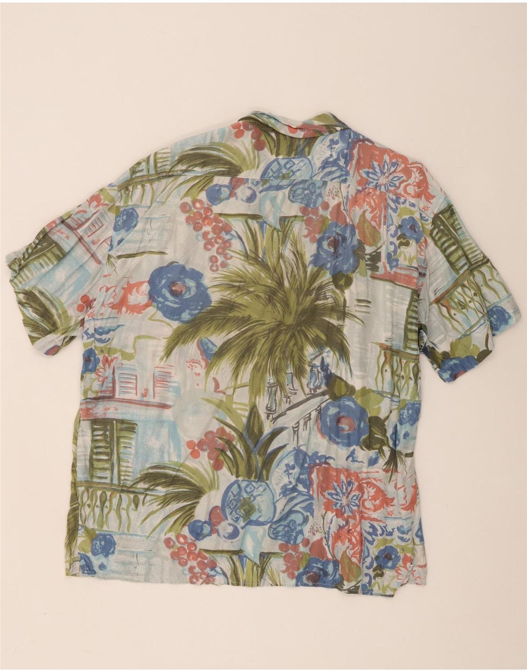 Ciao Chemise à Manches Courtes Homme XL Multicolore Floral Viscose