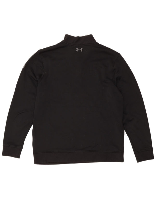 Under Armour Sweat-Shirt Zip Neck Homme Noir Moyen Polyester