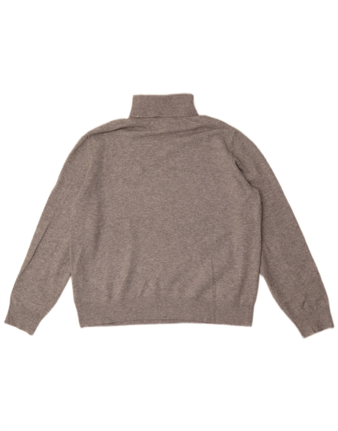 Marks & Spencer Pull Col Roulé Homme Gris Moyen Polyester