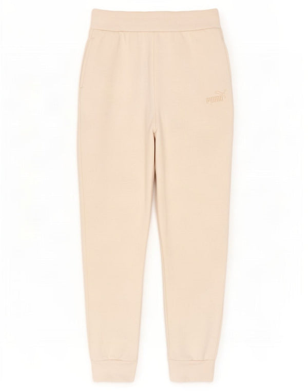 Puma Pantalon de survêtement pour femme Joggers UK 10 Small Blanc Coton