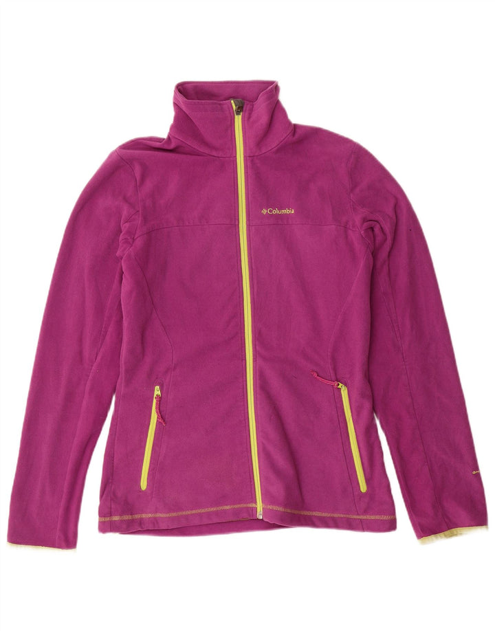 COLUMBIA Veste polaire Omni-Wick pour femme UK 12 Violet moyen Polyester