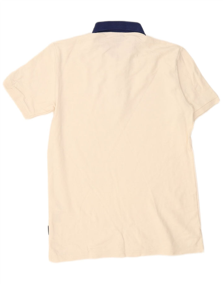Ellesse Polo Homme Petit Blanc Cassé Coton