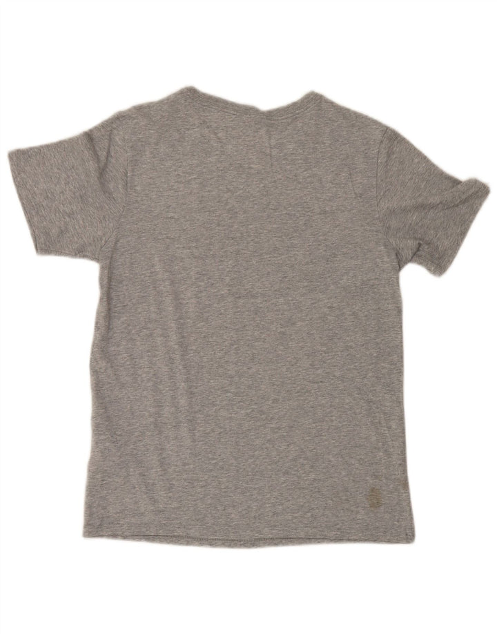 Nike Hommes Dri Fit Graphic T-Shirt Haut Petit Gris Coton