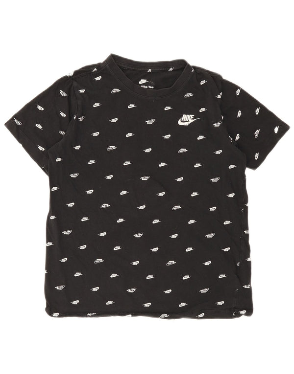 Nike T-shirt graphique pour garçon 13-14 ans XL Noir Coton