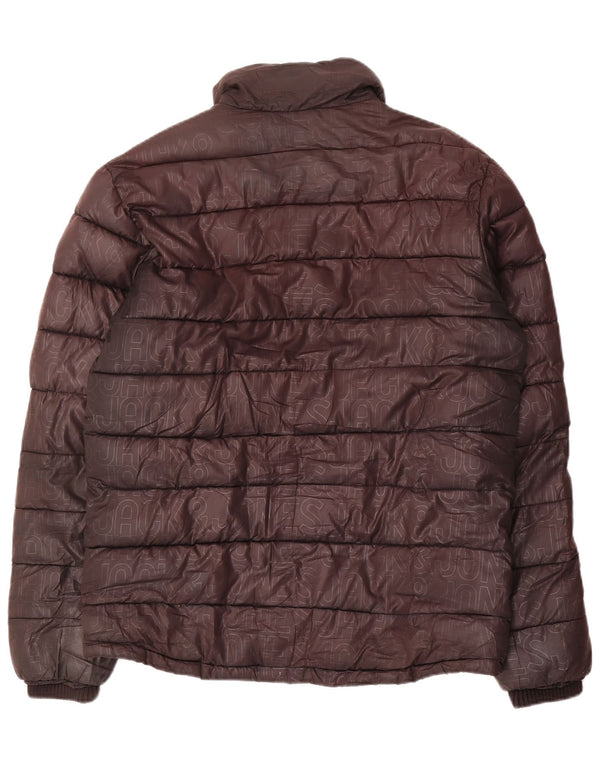 Jack & Jones Veste matelassée pour homme UK 40 Large Marron