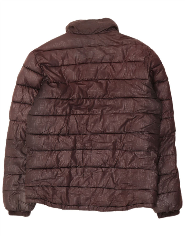 Jack & Jones Veste matelassée pour homme UK 40 Large Marron