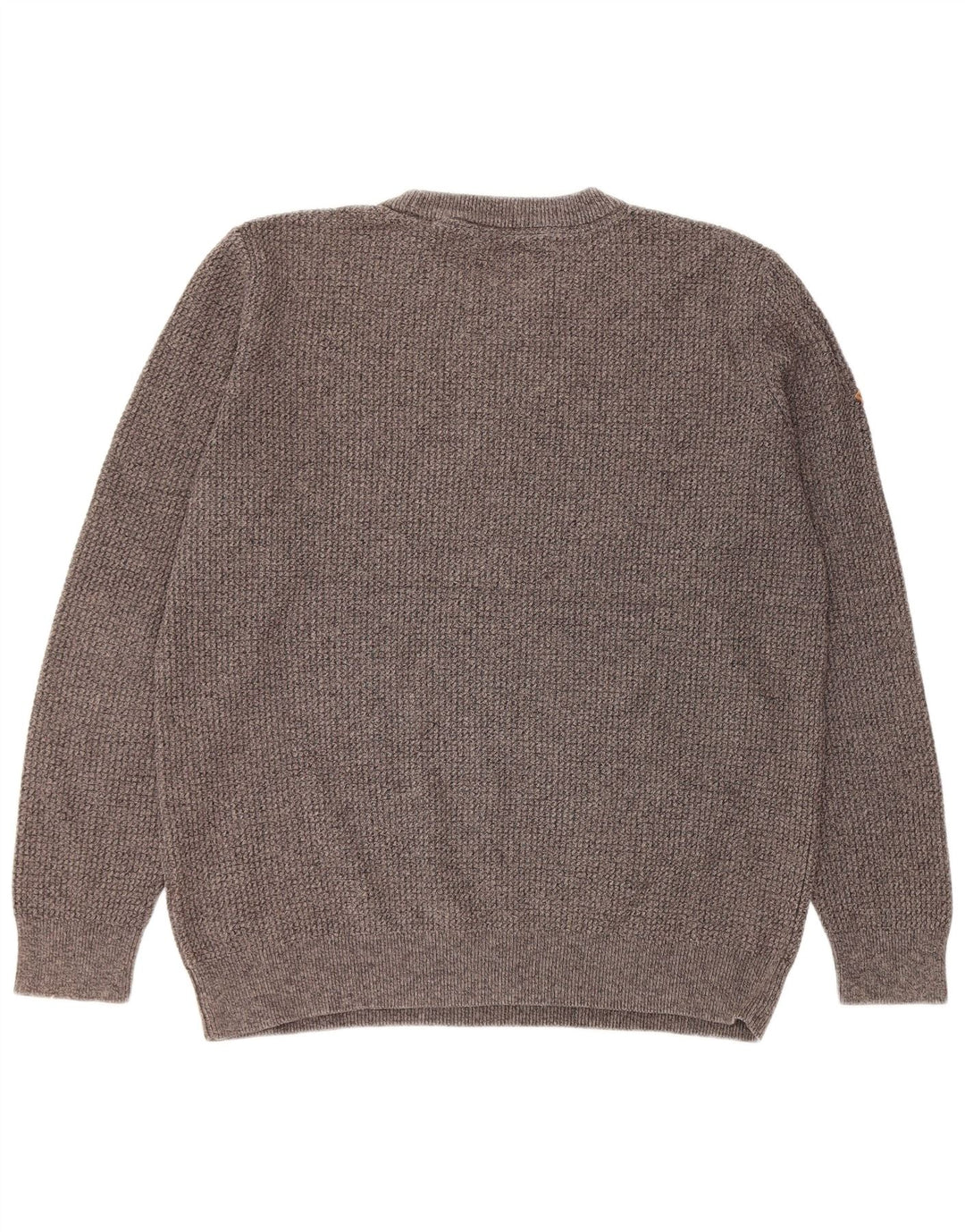 Superdry Pull ras du cou pour homme 2XL Gris Coton