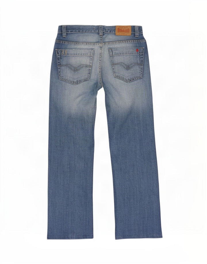 Replay Jean Droit Homme W30 L27 Bleu Coton