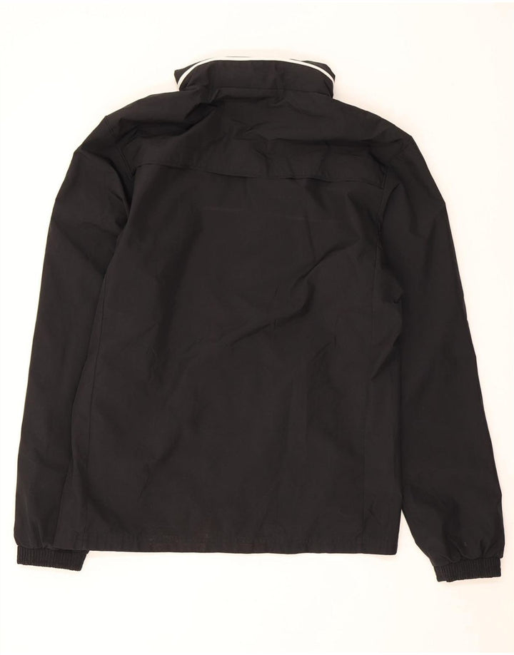 Adidas Hommes Watford À Capuche Survêtement Top Veste Petit Noir Polyester