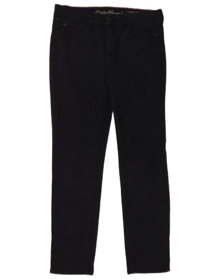 Eddie Bauer Jean slim pour femme US 6 Medium W30 L29 Bleu marine Coton