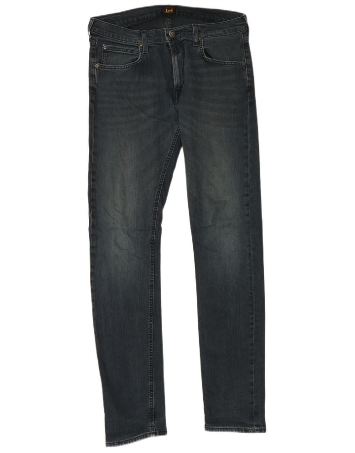 Lee Jean Slim Luke Homme W33 L34 Bleu Marine Coton