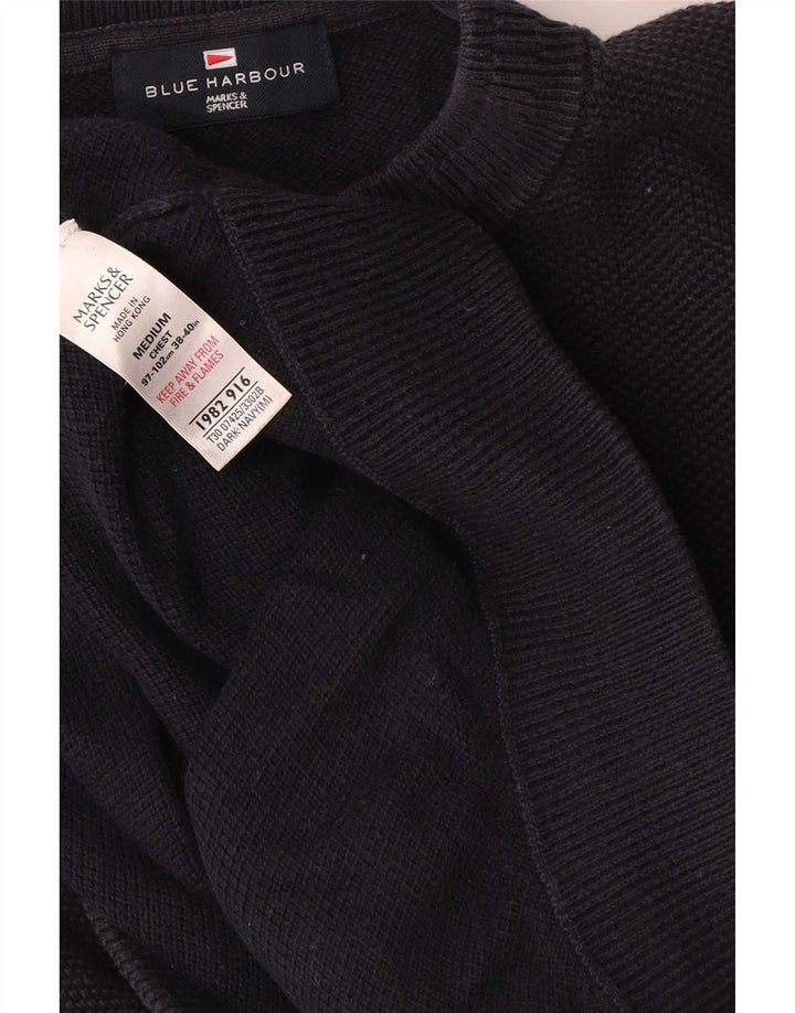 Marks & Spencer Pull à Col Rond Blue Harbor Homme Bleu Marine Moyen