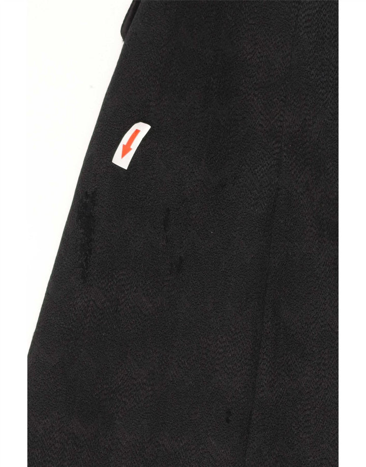 Strenesse Gabriele Strehle Manteau croisé pour femme UK 14 Noir moyen