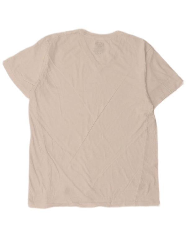 PENGUIN T-Shirt Femme Top UK 44 Coton Blanc Moyen