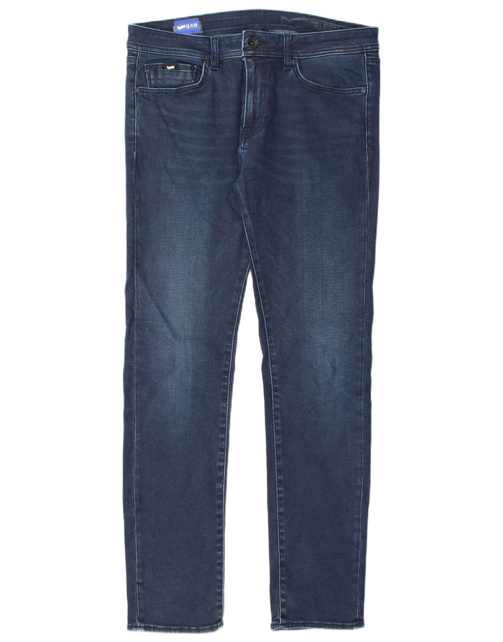 Gas Jean Slim Homme W33 L32 Bleu