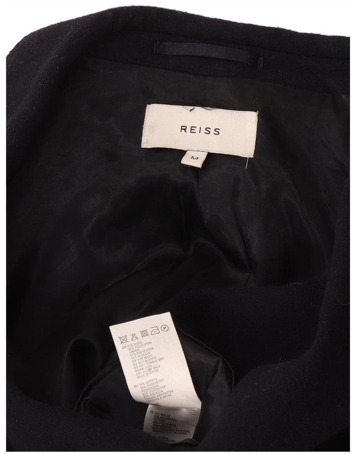 Reiss Manteau Homme UK 38 Laine Bleu Marine Moyen