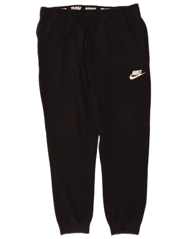 Nike Pantalon de survêtement pour homme en coton noir Taille L