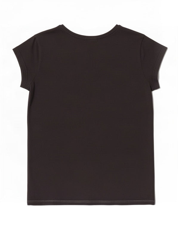 Adidas T-shirt graphique pour femme UK 16 Large Noir