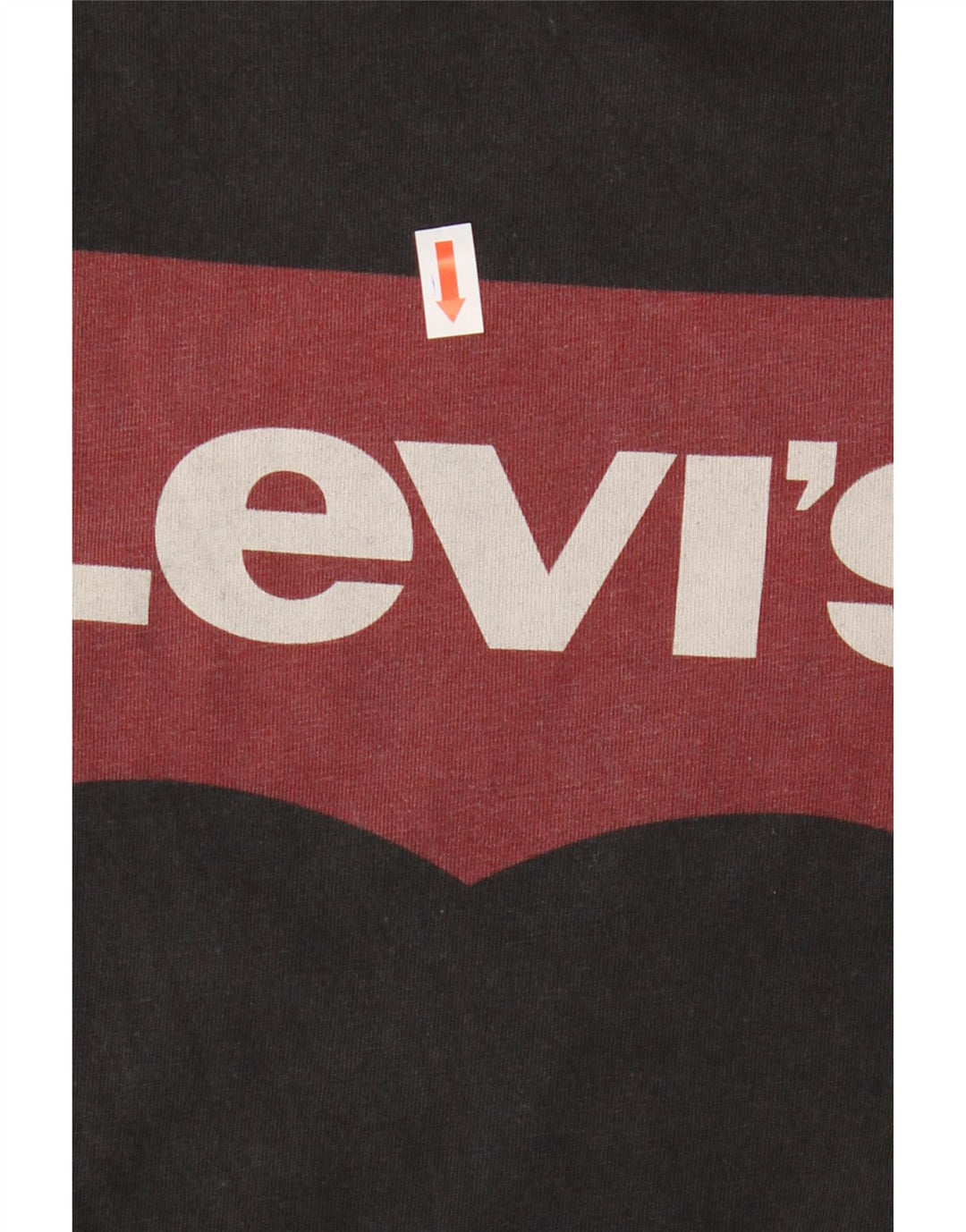 LEVI'S Mens Graphic T-Shirt Top Large Black Vintage Levi's and Second-Hand Levi's from Messina Hembry 