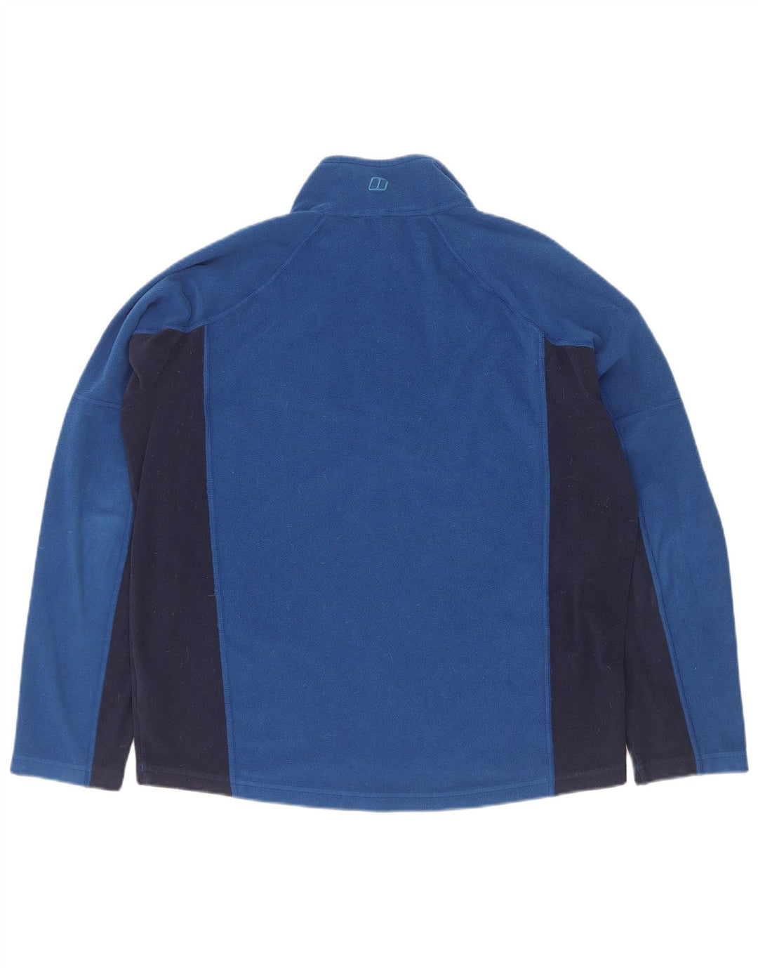 Berghaus Pull Polaire Col Zippé Homme Bleu Moyen Colorblock Polyester