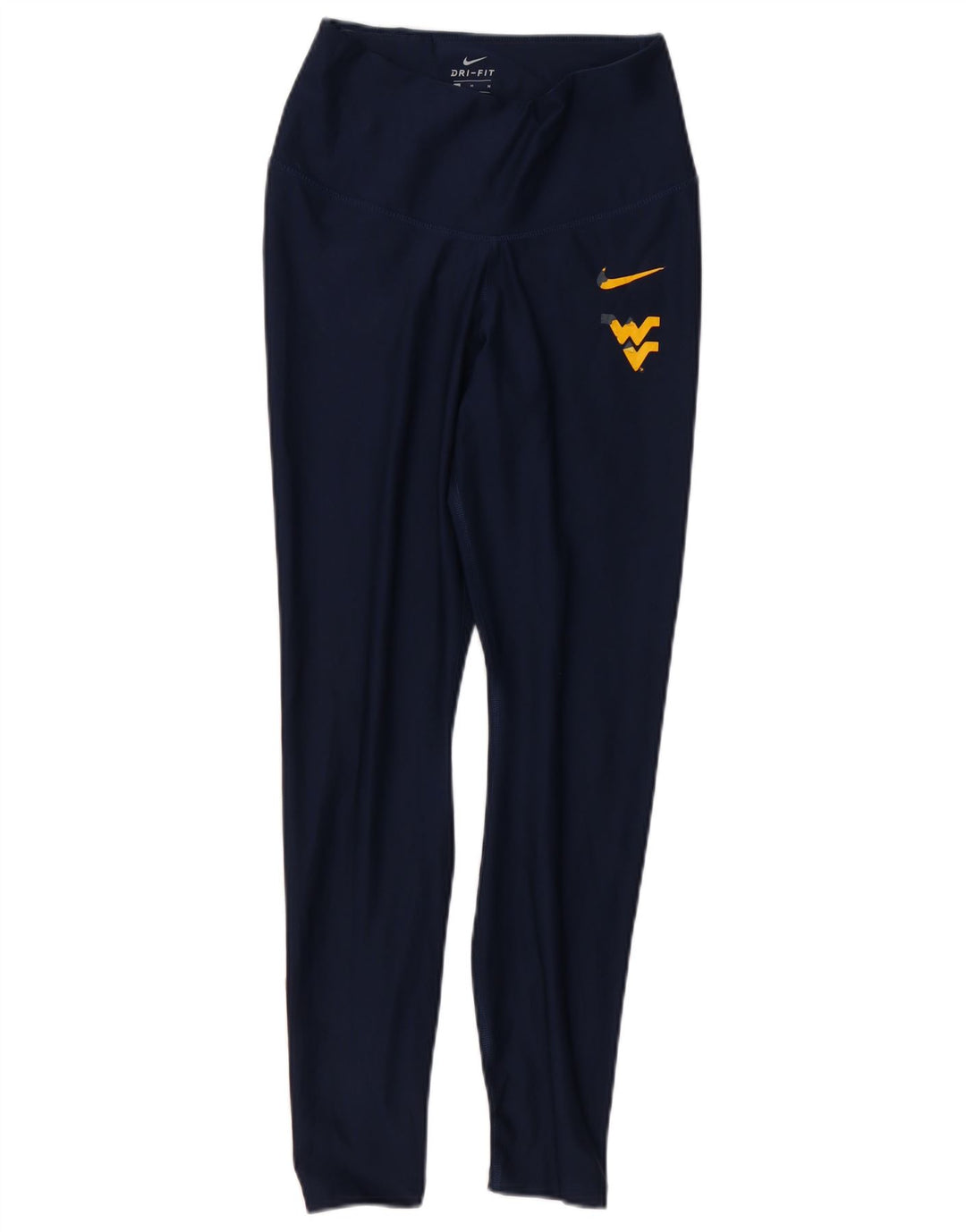 NIKE Legging Dri Fit pour femme UK 12 Bleu marine moyen Polyester