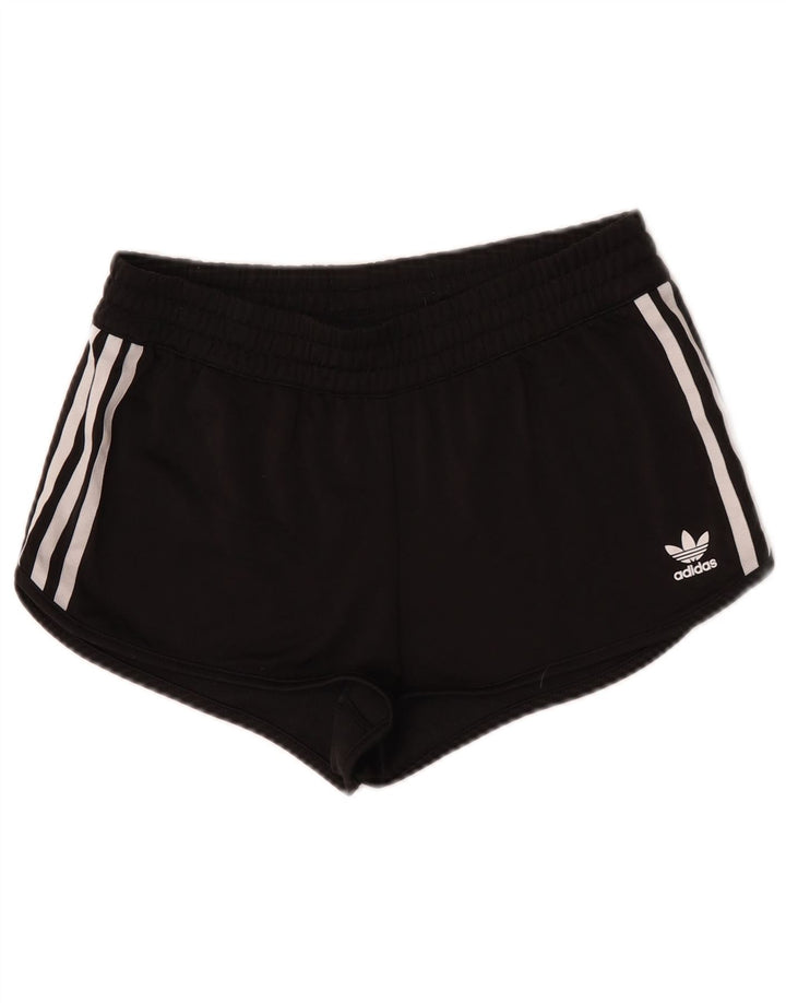 Adidas Short de sport pour femme UK 12 Polyester color block noir moyen