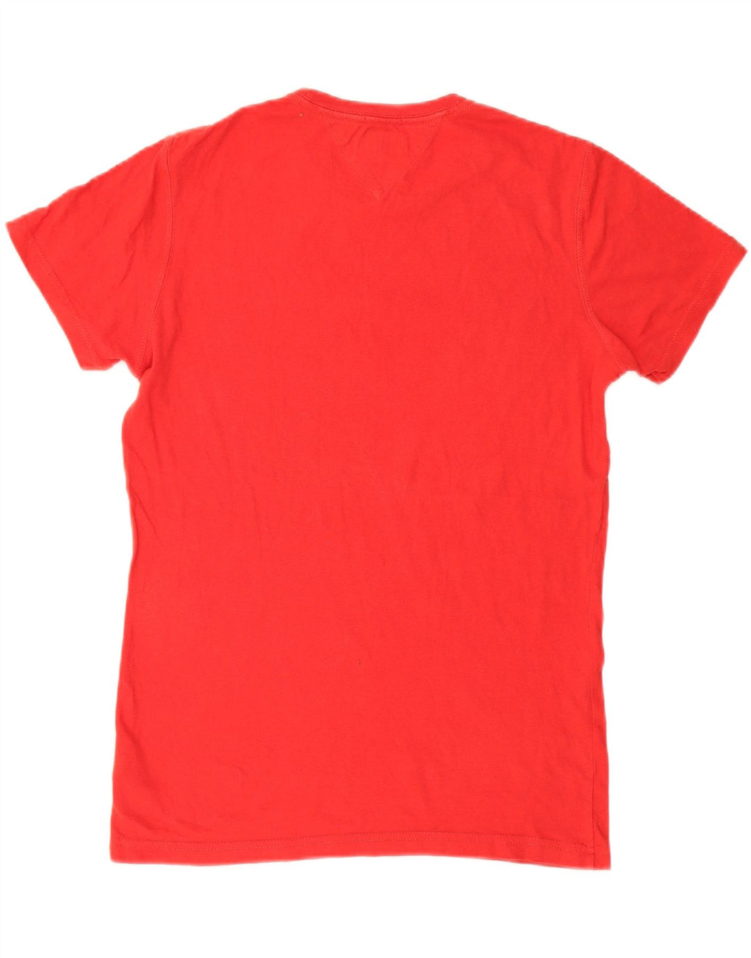 TOMMY HILFIGER Mens Graphic T-Shirt Top Medium Red Cotton