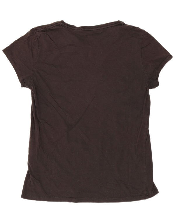 Levi's T-Shirt Graphique Femme UK 14 Large Noir