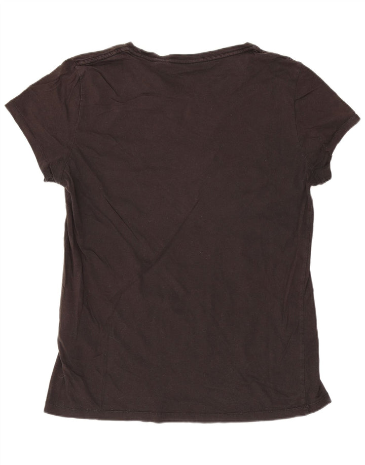Levi's T-Shirt Graphique Femme UK 14 Large Noir