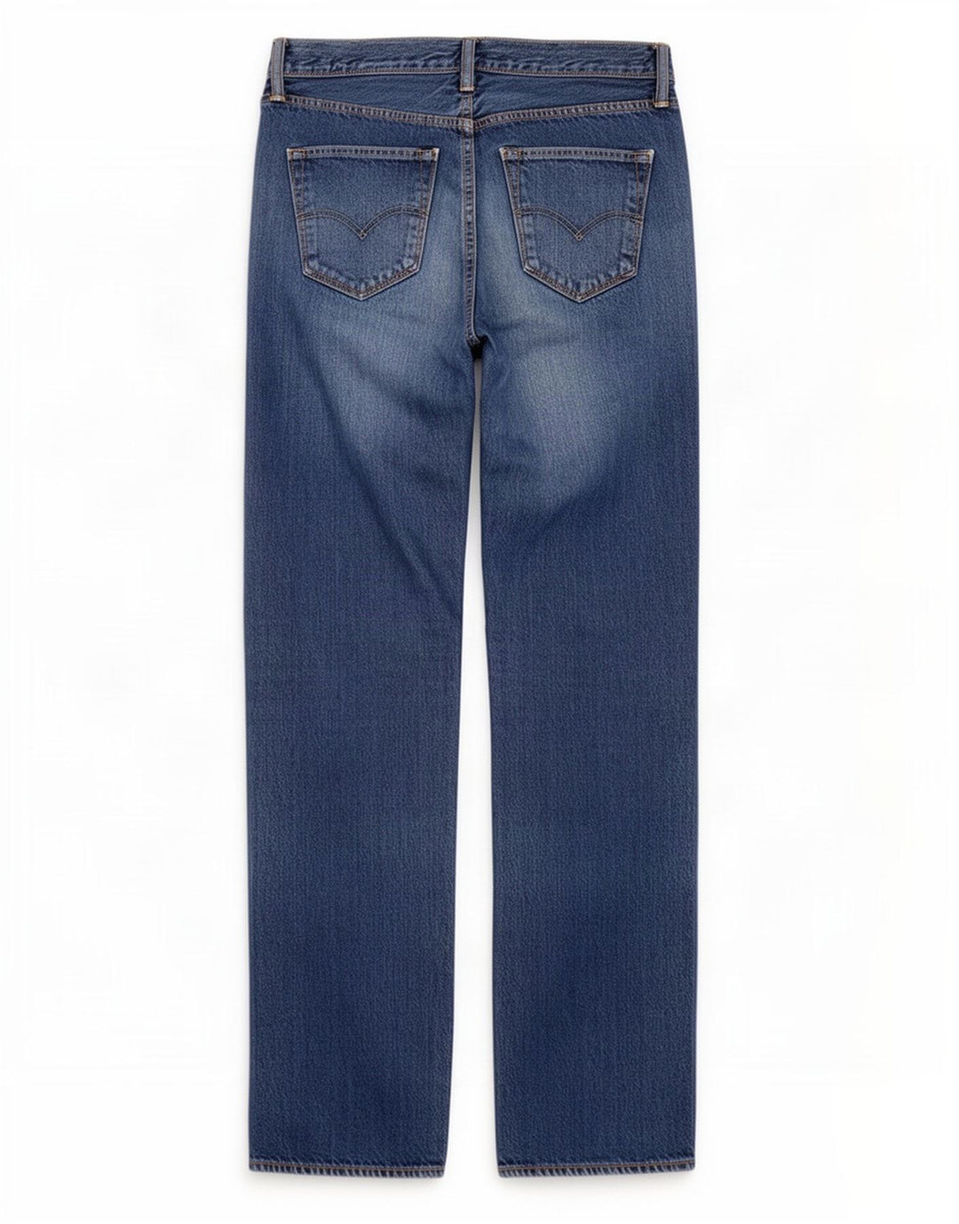 Levi's Jean droit vieilli W34 L34 homme bleu coton