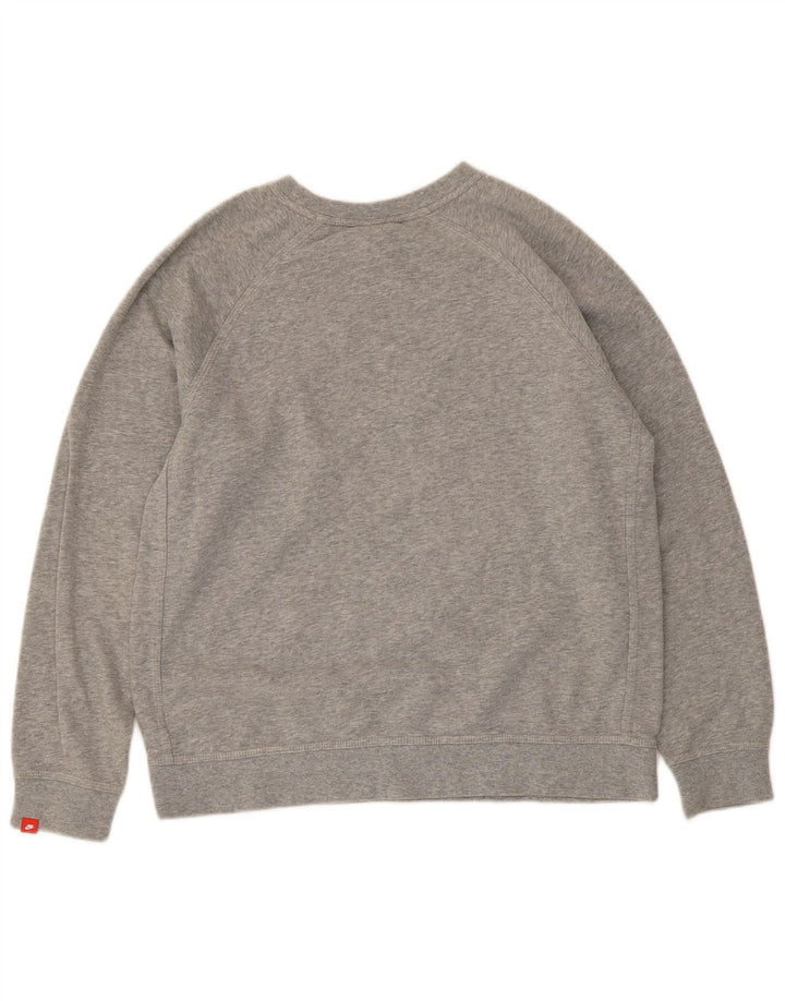 Nike Sweat-Shirt Garçon 13-14 Ans XL Gris Coton
