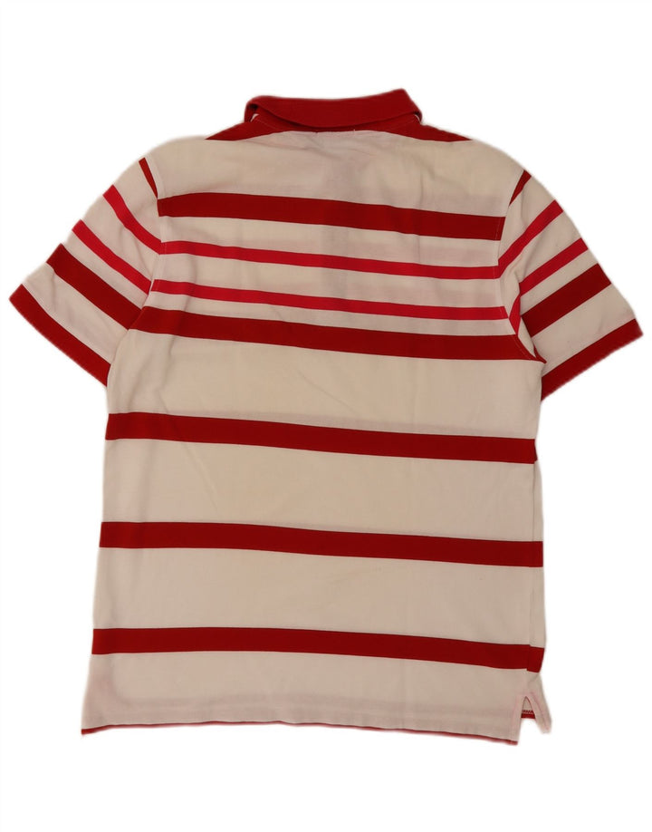 Sergio Tacchini Polo Homme Grand Coton Rayé Rouge